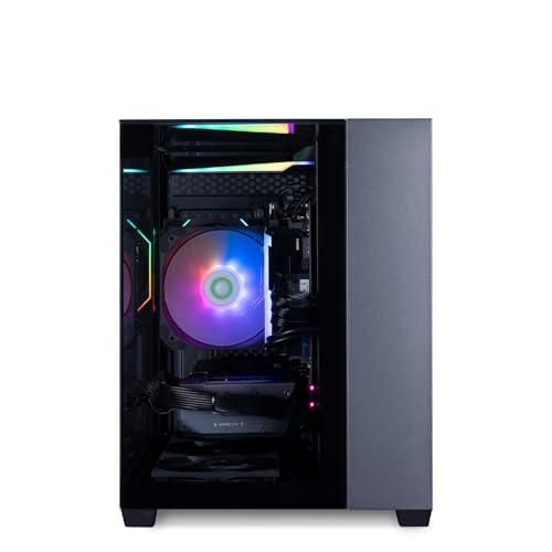 HORIZON Gaming PC Tower – AMD Ryzen 5 8400F – GeForce RTX 5060 Ti 8GB GDDR7 – 32GB DDR5 6000MHz – 1TB NVMe SSD – 650W 80+ Bronze – CiT Eclipse Panoramic ARGB Case – VR Ready – WiFi – Windows 11 - Image 2