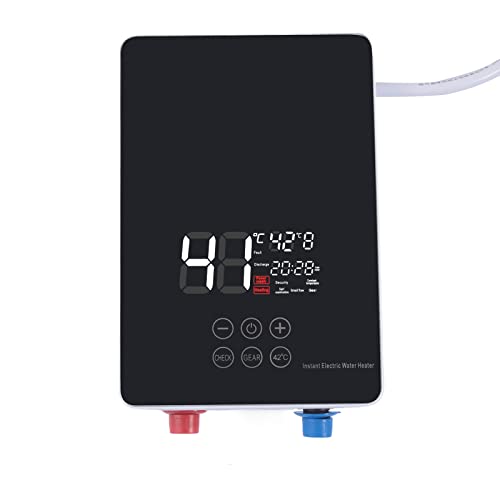 Vinnyooc 6000W calentador de agua eléctrico ducha portátil calefacción sistema termostático calentador de ducha casa pared ducha baño temperatura constante calentador eléctrico