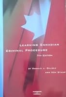 Learning Canadian Criminal Procedure 0459240943 Book Cover