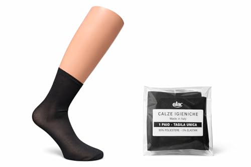 Chaussettes jetables DAC Lot de 20 paires noires pour protéger vos pieds en voyage
