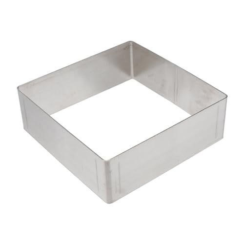 SOIMISS Stainless Steel Cake Ring 6 Inch Baking Mold for Mousse Cakes Pastries Cheesecake Layered Desserts Reusable Non-Stick