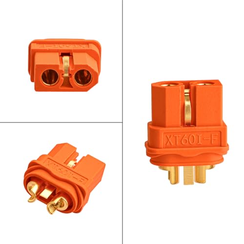 XT60i Connector XT60I-F Plug Female for RC Battery Amass Connector Device Replace (6Pcs)