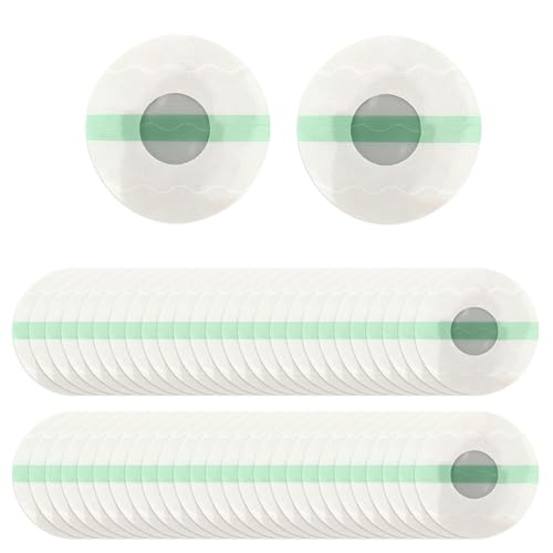 50 Pcs Parches Adhesivos Hipoalergénicos para Sensores de Glucosa Freestyle Libre 2 & 3, Resistentes al Agua y Transpirables, Ideal para Uso Diario y Actividades Deportivas (Set A)