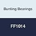 Bunting Bearings FF1014 Flanged Bearings, Powdered Metal, SAE 841, 3/4" Bore x 1" OD x 1" Length x 1 5/16" Flange OD x 1/8" Flange Thickness (Pack of 3)
