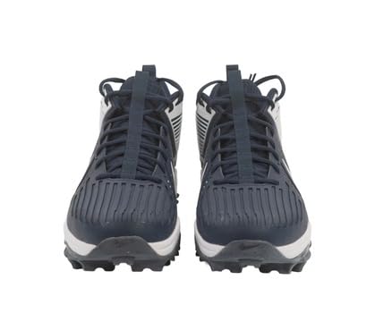 Nike Force Savage Pro 3 Men's Mid Football Cleats Blue White FJ8163-400 Size 152