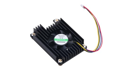 Ventilador Raspberry Pi CM5 con disipador de calor y control de velocidad PWM 5V 3007 2