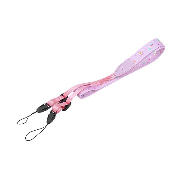 Kameragurt, 1,2 m verstellbarer Kamera-Hals-Schultergurt Lanyard-Gürtel für Mini9/25/70/90 Kamera(Rosa Süßigkeit) – Bild 4