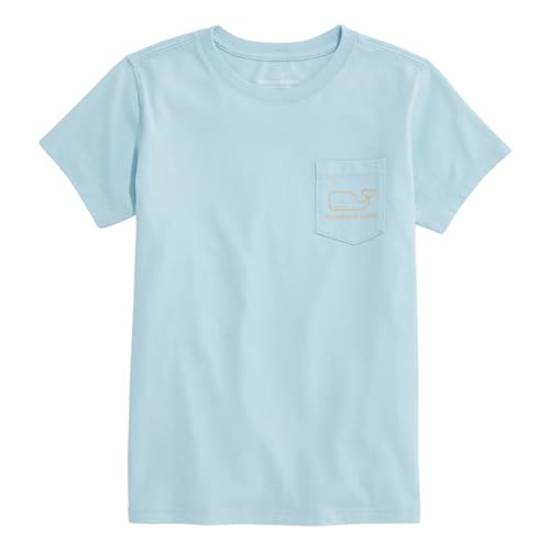 Image of vineyard vines Girls' Vintage Whale Short-Sleeve Pocket Tee