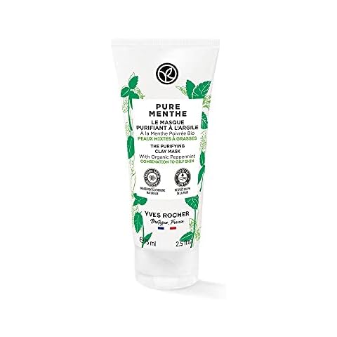 Yves Rocher PURE MENTHE Klärende Tonerde-Maske, Gesichtspflege mit Bio-Pfefferminze Cover