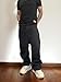 Mens Y2K Wide Leg Sweatpants Drawstring Double Waisted Baggy Hip-Hop Vintage Pants Gym Workout Trousers (Black,Medium)