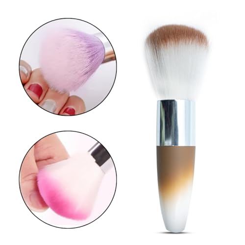 Kit Lixadeira Motor Elétrica + Pincel Espanador Pó Unhas Gel