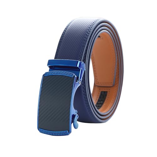 Mens Belt for Business Casual Adjustable Slide Closure Waistband Accessory for Daily Office Outfit