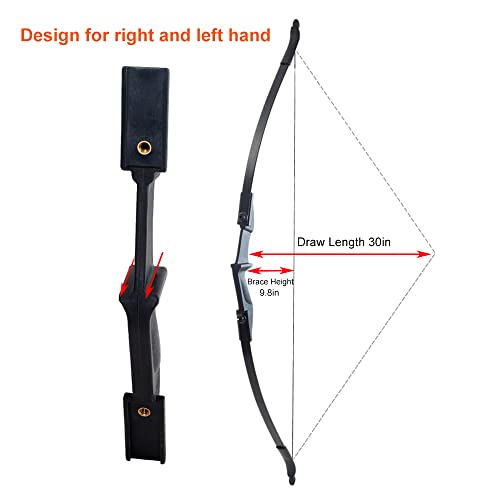 Sopoger Archery Bow And Arrow Adult - Takedown Recurve Bows For Adults Youth Beginner 20Lbs 30Lbs Left And Right Handed Outdoor Target Practice Hunting (30 Lbs) #TOP1