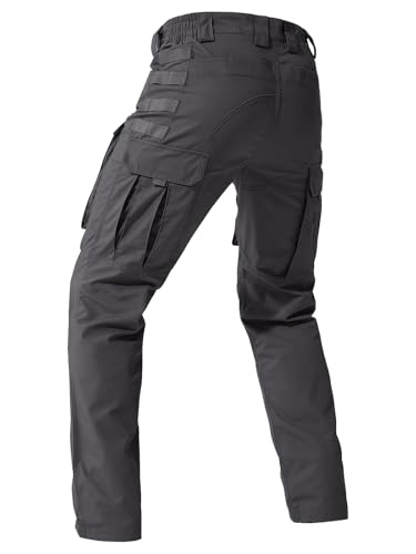 Pantalon cargo homme tactique extensible durable ripstop gris EDC