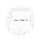 Five Star Funny Snarky Quotes | White Cotton Cocktail Napkins | 50 Luxury Disposable Beverage Napkins with Witty Bar Quotes | Drink Napkins for Parties, Bars, Weddings & Game Nights
