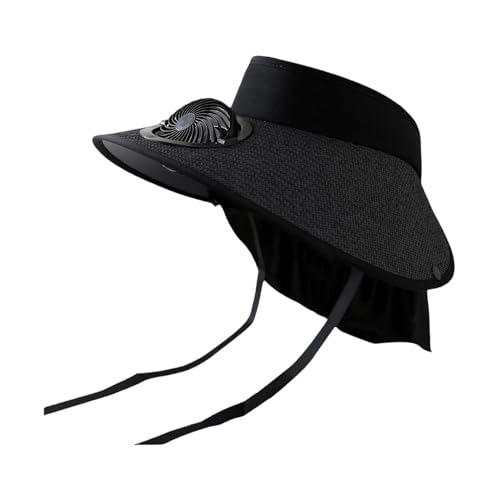 Casque réfrigérant solaire femme à large bord et haute protection UPF 50+