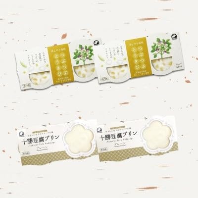 十勝豆腐プリン&つぶつぶとうきび 各2パック 計8個 北海道 帯広市