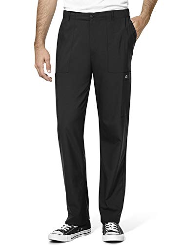 Image of Wink W123 Men's Flat Front Cargo Scrub Pant