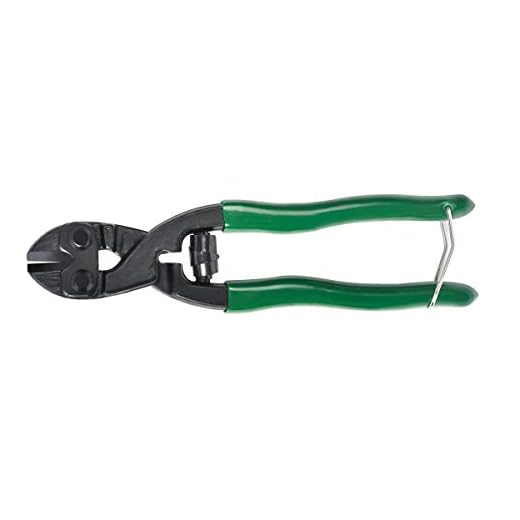Upgraded 8 inch Heavy Duty Mini Bolt Cutter – Wire Cutter for Chain/Mesh/Threaded Rod/Bolts/Heavy Gauge Wire