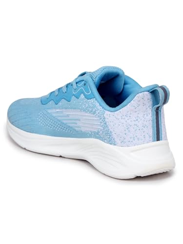 Image of ATHCO Womens Nyla Running Shoes for Woman with Soft Flexible Memory Foam Women's Shoes for Walking Gym Training,Casual, Sports, Lightweight Lace up Athletics Slipon Running Shoes for Ladies & Girls