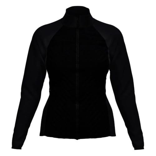 Veste technique Lancelot Hybrid Woman pour stopper le vent froid en montagne noir S