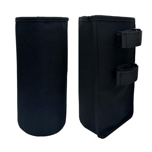 Wanty Drumstick Holder Drum Sticks Nylon Holder High-Capacity Bag with Two Hook & Loop Straps for Drumsticks Mallets Brushes Up to 10 Pairs Drum Set Accessories - Thumbnail 7