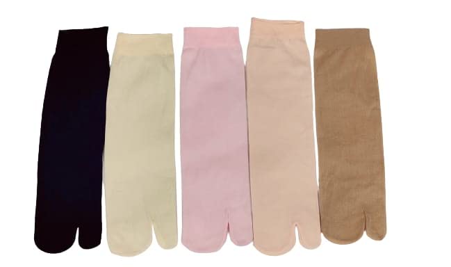 om fashion women & girl's ultra-thin transparent nylon ankle length summer light multicolor socks (pack of 5 pair)
