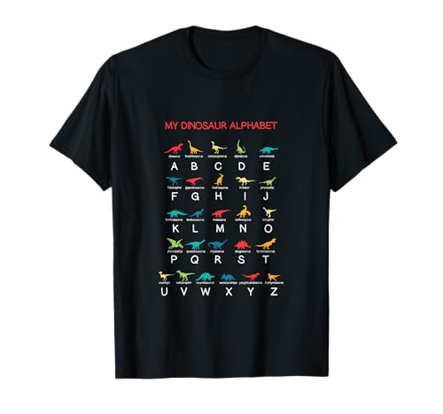 My Dinosaur Alphabet funny Dinosaur Kindergarten T-Shirt