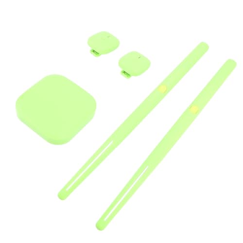 Electric Air Drum Set, Virtual Air Drum Set, Portable 3D Motion Sensing Virtual Drum Kit with Drumsticks, Pedals, 8 Sounds, Drum Stick Light RGB Effect (Green)