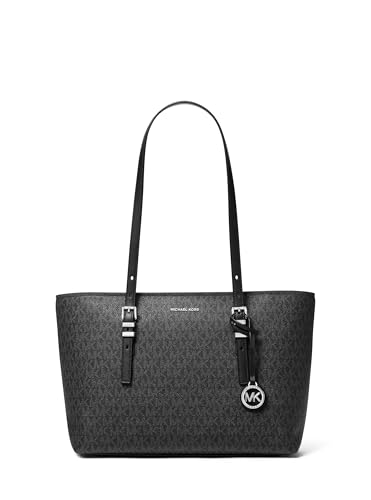 Michael Kors Quinn Medium Tote, Silver-Tone Hardware/Tonal MK Sig...