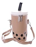  Kawaii-Story LB-6042-1 Braun Bubble Tea Becher Trend Party Damen Umhänge Tasche