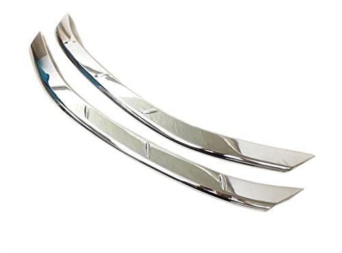 Sourcils de phares avant chromés ABS pour tuning et personnalisation esthétique de carrosserie