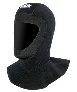 DUI 7mm Warm Neck Self-Venting Scuba Diving Dry Suit Hood (XL)