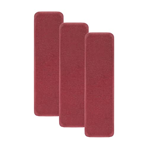 Image of Timber Acoustics Soundproofing Wooden Foam Panels, Acoustic Room Treatment (Set of 3) (1' x 3' x 1.5 inch) (Red)