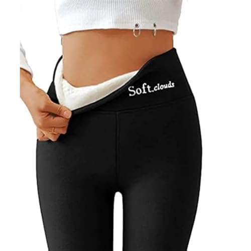 Opiniones de Conjuntos térmicos para Mujer comprados en linea. 45 Ropa Térmica Mujer Soft Clouds, Mallas Térmicas Mujer, Conjunto de Pantalón Térmico, Leggings de Forro Polar Suaves (Negro,XL)