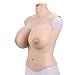 90GJ Gel DE Silicona Lleno D-Cup 2ed Generation Silicone Breast Formas de Medio Cuerpo Tetas Falsas Artificiales para Crossdressing para mastectomía Prótesis Crossdresser Cosplay Drag Queen Shemale
