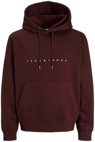 JACK & JONES Herren Hoodie Kapuzenpullover JJESTAR JJ Sweat Hood - Relaxed Fit