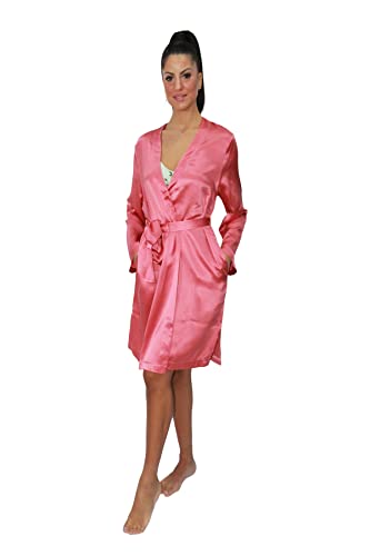 Kimono court en soie pour femme robe de chambre légère et pyjama chic