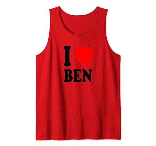 I Heart (Love) Ben - Pareja casada a juego Camiseta sin Mangas