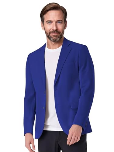 Mens Suit Jackets Formal Slim Fit Business Blazer for Men Two Button Casual Suit Separates Sport Coats