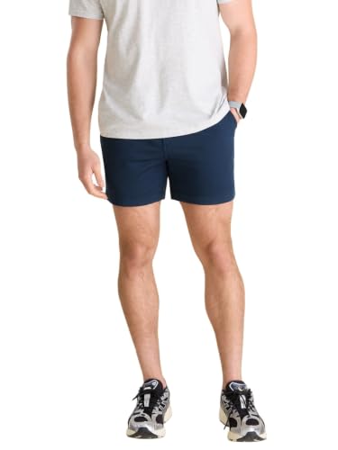 Image of Chubbies Chino Shorts Men 5.5 Inch - Mens Shorts Casual with Elastic Waistband, Side and Back Pockets, Stretch Cotton Blend
