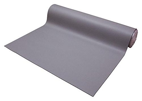 Tapete Antiestatico en Rollo 10m x 1,2m Goma ESD Gris para Mesas Trabajo Suelos Taller Electronico 12 m2