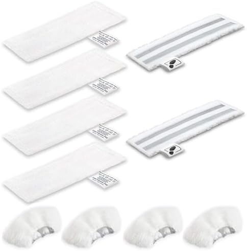 IKALULA 6-tlg. Mikrofaser-Tuchset Für Kärcher Dampfreiniger - SC1 Bis SC5