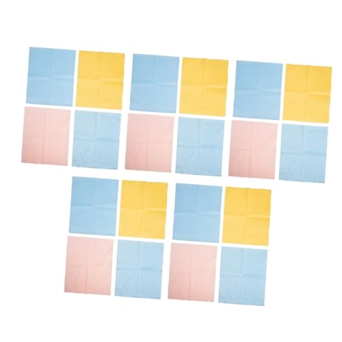 Garneck Guitar Cleaning 20pcs Cleaning Cloths Versatile for Piano Violin and Other Instruments Quick Clean Non-scratch