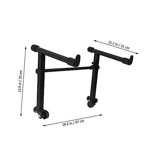 Toyvian 1 Jeu Soutenir La Barre Stabilisatrice Électronique Titulaire De Piano Réglable Clavier Stand Support De Clavier Cadres De Stand De Piano Clavier Rack Caoutchouc Métal Étagère - Les Beatles, Paul McCartney, John Lennon, RIngo Starr, George Harrison Toyvian 1 Jeu Soutenir La Barre Stabilisatrice Électronique Titulaire De Piano Réglable Clavier Stand Support De Clavier Cadres De Stand De Piano Clavier Rack Caoutchouc Métal Étagère – Image 3