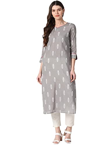 Image of Vaamsi Women's Cotton Regular Kurta