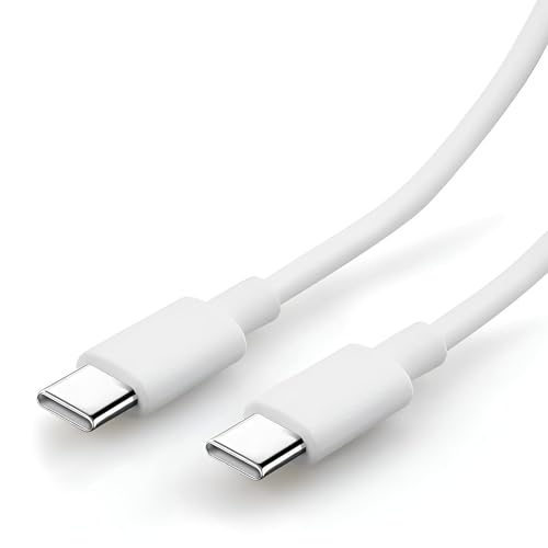 Image of Umake USB Type-C to Type-C Fast Charging Cable 1M, 60W PD Fast Charging, Nylon Braided USB-C Cable, Compatible with Samsung S24 /S23, iPhone 16 /15, OnePlus, Xiaomi, iPad & USB-C Devices (BIS Certified)