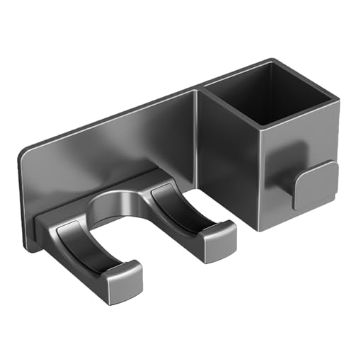 Versatile Hair Dryer Hook No Drill Required Hair Dryer Rack Wall Mounted Solution For Hair Dryers &
