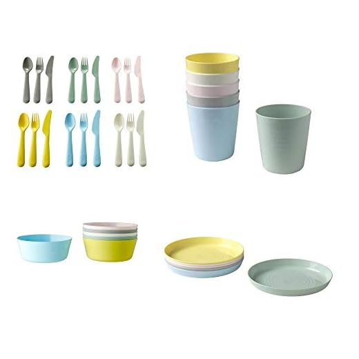 Ikea 36-piece Dinnerware Set, Assorted Colors