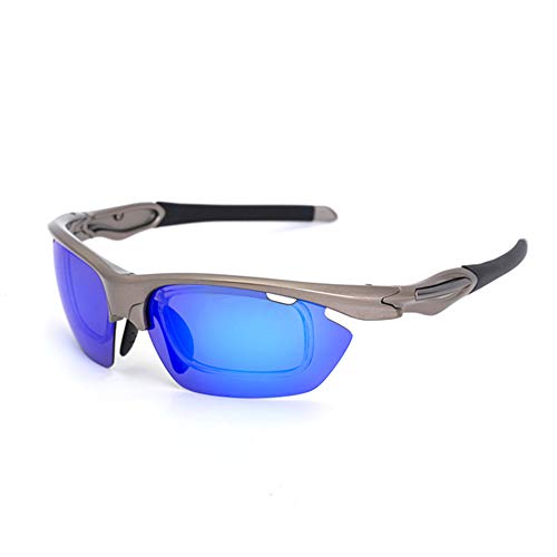 Gafas de sol deportivas que eliminan los reflejos molestos y resisten impactos en ciclismo